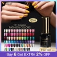 thumbnail image 2 of VENALISA Super Color Gel pinturas laca de cristal CANNI Nail Art brillo perla diamantes Soak off Platinum UV LED Gel esmalte de uñas Deng Xun unisex, 2 of 2