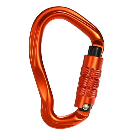 Practical Auto Carabiner D Rings Clip Aluminum Alloy Texture for Secure Climbing Expeditions and Outdoor Activity