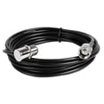 thumbnail image 4 of RG58 RG-58 Cable Coaxial de Antena de Coche de 50 Ohmios 5 Metros Uhf Hembra una Uhf Macho (Negro), 4 of 5