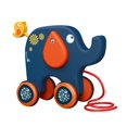 thumbnail image 1 of Cartoon Elephant Giraffe Pull Drag Rope Tractor Car Toddler Baby Educational Toy, 1 of 10