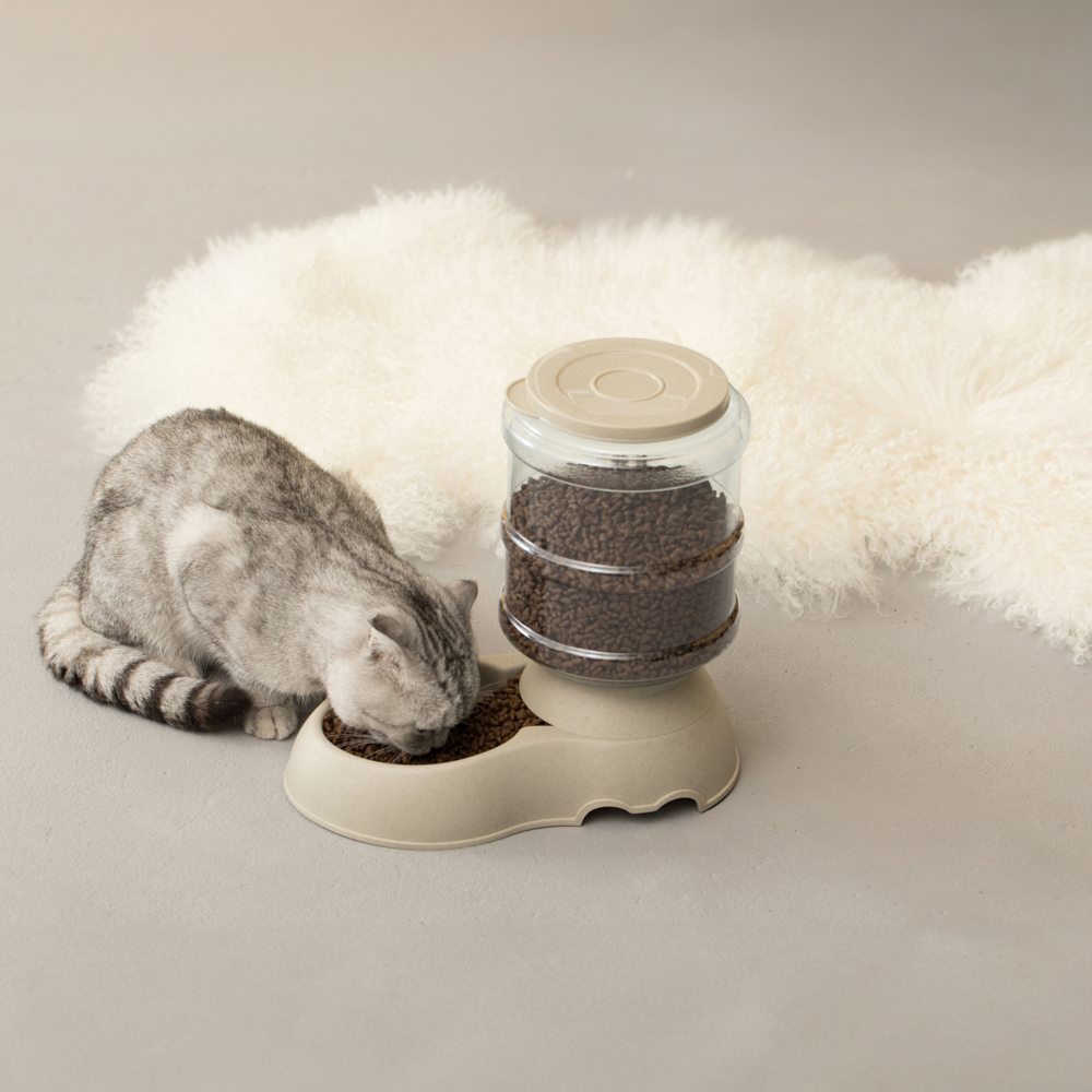 Automatic Self Dispensing Gravity Pet Feeder for Cats and Dogs - Large Capacity, Food Dispenser