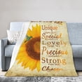 thumbnail image 2 of Yibo Christian Gift Blanket Sunflower Religious Gift With Bible Scripture Birthday Gift For Women Mother Aunt Friend Sisters, 2 of 5