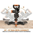 thumbnail image 2 of Evolution R255SMS-DB+: Dual Bevel Sliding Miter Saw With 10 in. Multi-Material Cutting Blade, 2 of 26