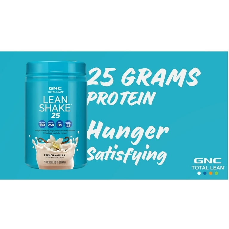 Total Lean® 25 Protein Meal Replacement Powder, French Vanilla, 1.38 lbs,  12 Servings 