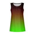 thumbnail image 4 of KSCYKKKD Tank Top for Women,Women Casual Sleeveless Tank Tops,Crew Neck Pullover Tank Tops Shirt,Gradient Loose Fit Shirt Tees,Multicolor,S, 4 of 7