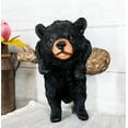 thumbnail image 6 of Rustic Western Forest Black Bear Cub Frolic Dangling On Tree Branch Wall Decor, 6 of 6
