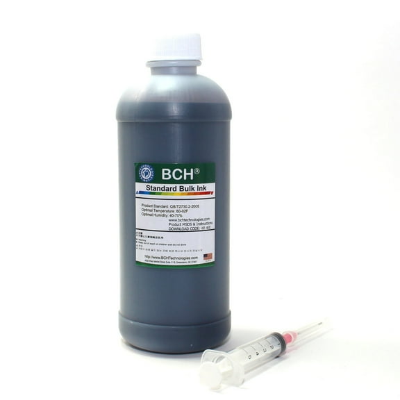 Standard 500 ml Black Photo Dye Ink for Lexmark (ID500K-CL)