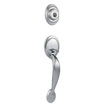 - Kwikset 689DALIP-26DS Dakota Double Cylinder Exterior Handleset Smart Key Satin Chrome Finish
