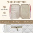 thumbnail image 6 of ZUXONGSY Pink Marble Print Bible Cover for Women Quilted Bible Carrying Case Stylish ChuZU Bag with Tabs & Pen Slots Christian Gift for ChuZU, Essentials, 6 of 7