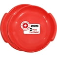 thumbnail image 1 of Superio Round Snow Saucer Sled, 24" Red (2 Pack), 1 of 5
