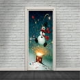 thumbnail image 5 of Vaidha Door Sticker Christmas Snowman 3D Sticker Door Sticker Removable, 5 of 5
