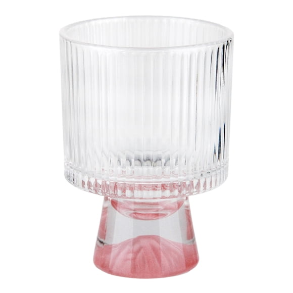 Vaso Prichos Para Agua Pink de Vidrio 1 Pieza