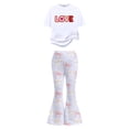 thumbnail image 4 of MuXiKeJi Clothes valentine outfit for girls,Toddler Outfits for Girls 4t Cartoon Print Lightweight Hoodie Pullover Sweatshirt Tracksuit Jogger Sweatpants Fall Outfits for Girls, 4 of 5
