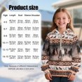 thumbnail image 7 of Pzuqiu Horse Hooded Sweatshirts for Girls Size 10-11 Comfortable Lightness Children's Long Sleeve Sweatshirt Practical Fall Outfits Fashion Clothing Versatile for Everyday Wear, 7 of 7