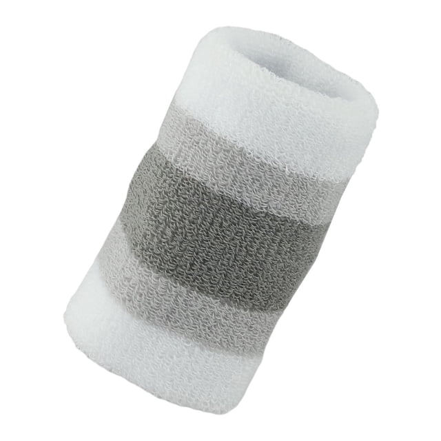 1 Pce Bracelet de Sport Support de Poignet Bandes de Sueur pour Course Gym Tennis Gris