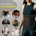 thumbnail image 7 of COMFREE Men&Women's Sauna Waist Trainer Corsets Sweat Belt Neoprene for Weight Loss Abdomen Body Shaper Trimmer Workout Sport Girdle, 7 of 7