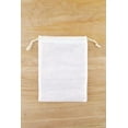 thumbnail image 2 of 10 Pieces of Muslin Favor Bags White 5x7 inches (Pack of 12), 2 of 4