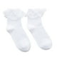 thumbnail image 5 of Calcetines cortos de estilo japonés, calcetines elegantes de encaje, accesorio de ropa, color blanco, 1 par, 5 of 6