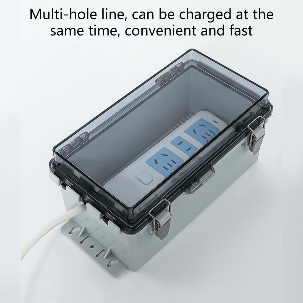 Practical Weatherproof Electrical Box Outdoor Daily Casual Use With And Sturdy ABS Materials for Garden And Patios