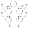 thumbnail image 1 of RUNROTOO 5 Sets Picture Rails For Wall With Stainless Steel Wire Shape For Durable Home Use, 1 of 8