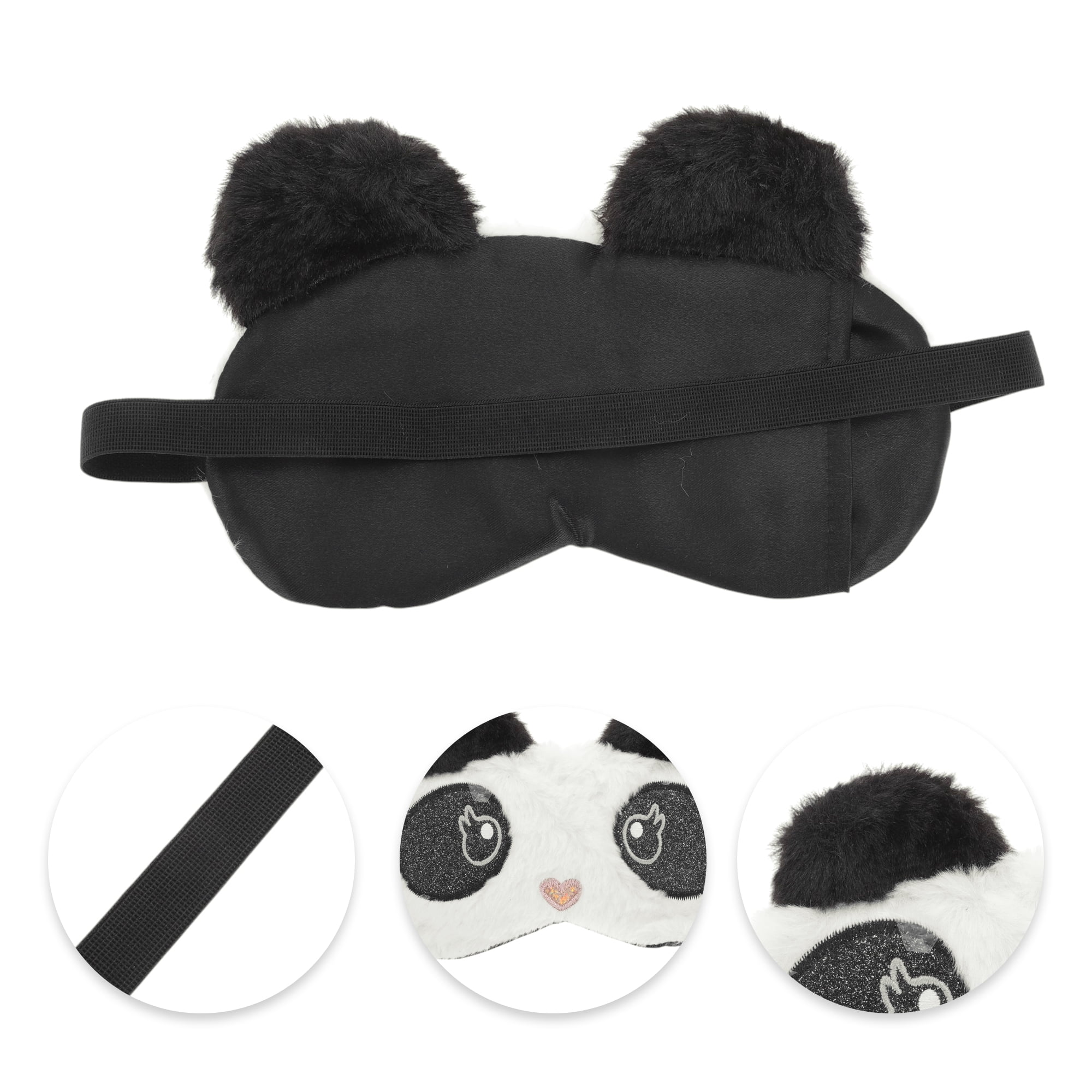 Unique Bargains Durable Pandas Ergonomic Sleep Mask for Comfortable Rest and Relaxation