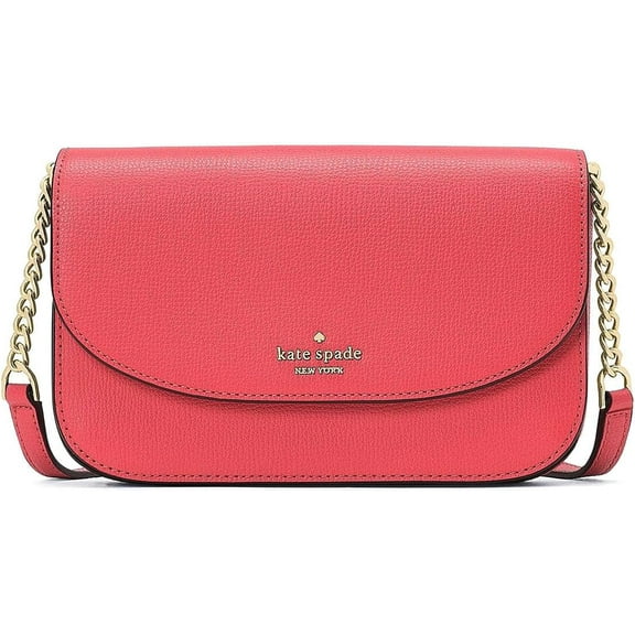 Kate Spade Kristi Leather Crossbody (Pink pepper)