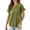 Z1-Army Green, variant on Yigetop Basic Tees for Women Women's Solid Color T Shirt V Neck Short Sleeved Top Large Size Loose Elastic Pure Cotton Base Shirt Tee Shirts Womens Army Green 2XL