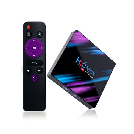 Android TV Box - H96 Max-3318 2GB+16GB 5G WIFI bluetooth 4.0 Android 9.0 USB3.0 Support HD Netflix 4K (Best Way To Stream Netflix)