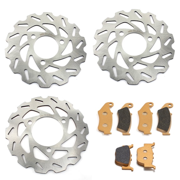 Front Rear Brake Discs Rotors Pads For Honda TRX 450 R ER TRX450R TRX450ER 2004-2013 2005 2006 2007 2008