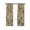 Multi, variant on Rustic Botanical Blackout Curtains 45 Inches Long for Bedroom, Vintage Floral Wildflower Thermal Insulated Room Darkening Black Out Window Curtain Panels Grommet Drapes for Living Room