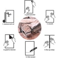 thumbnail image 2 of Papel tapiz de pelar y pegar, papel de pared de ladrillo de piedra, protector contra salpicaduras autoadhesivo, papel tapiz decorativo, cubierta de pared, 2 of 5