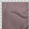thumbnail image 3 of oneOone Cotton Poplin Fabric Flame Stitch Print Fabric By The Yard 42 Inch Wide, 3 of 4