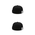 thumbnail image 1 of Sonducket Moda Skullcap 3 rayas estampado marinero cálido cubo Docker gorras sin borde sombrero gorro para bailar al aire libre negro Negro 2piezas, 1 of 6