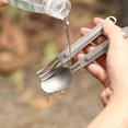 thumbnail image 5 of Nextool Outdoor Titanium Fork Spoon Cooking Titanium Spoon Tableware Cutlery Spork Set Portable For Camping Picnic, 5 of 5