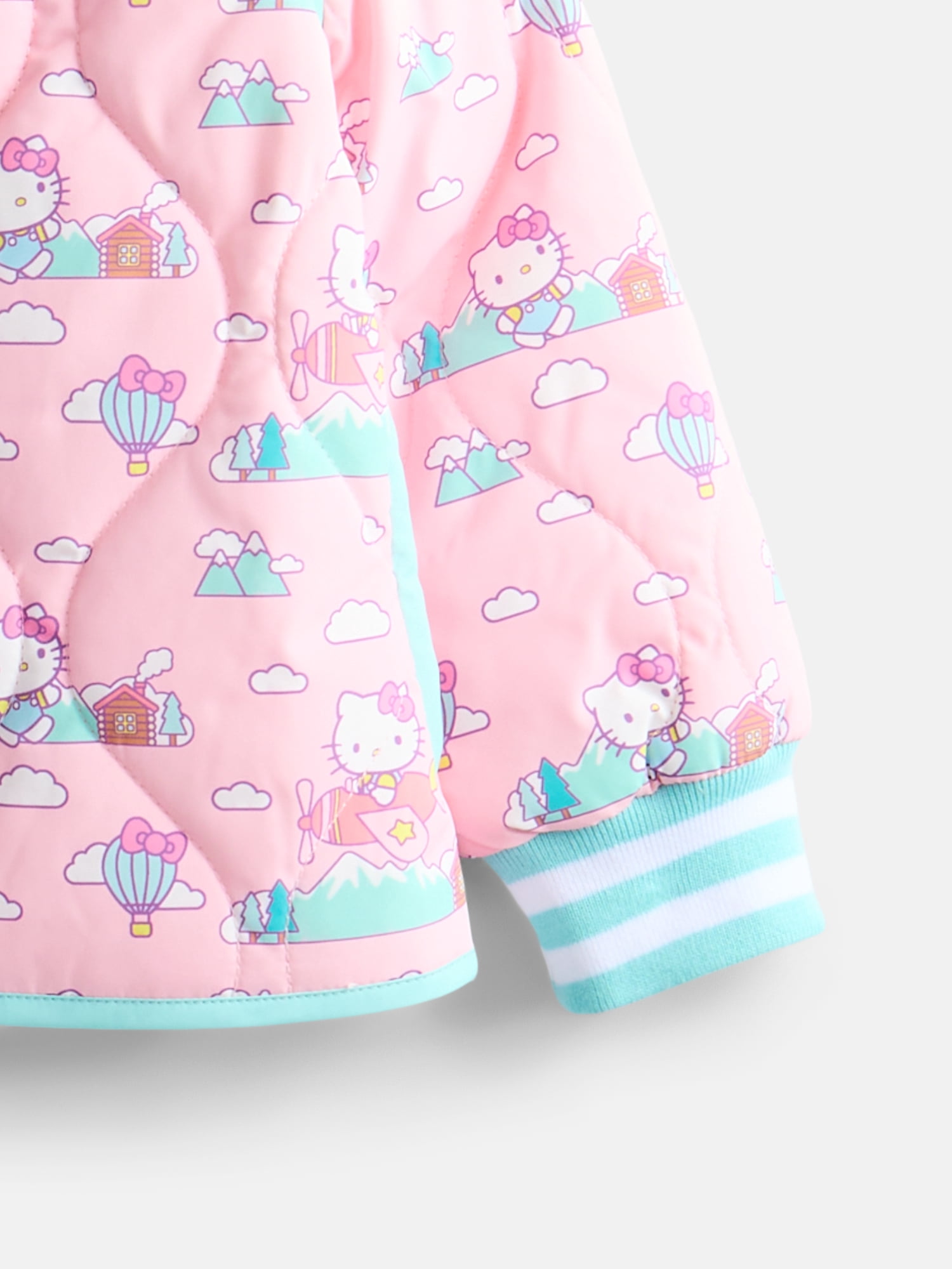 Hello Kitty Toddler Girls Quilted Bomber Jacket, Sizes 12M-5T