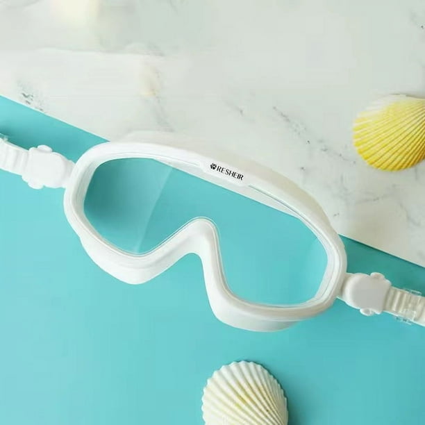 GAFAS GAFAS DE NATACIÓN ANTIFOG FUGAS A PRUEBA DE MARCO GRANDE TRANSPARENTE GAFAS DE BAÑO DE MODA PARBRES MUJERES