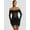 black, variant on Off-shoulder Strapless Backless Sexy Mini Dress Women Gown Elegant Lace See Through Long Sleeve Ruched Club Party Dress