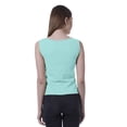 thumbnail image 4 of Moomaya Womens Sleeveless Ruffle Top Round Neck Blouse Casual Tshirt Tops, 4 of 7