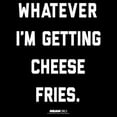 thumbnail image 2 of Men's Mean Girls Whatever I’m Getting Cheese Fries Quote Graphic Tee Black Medium, 2 of 5