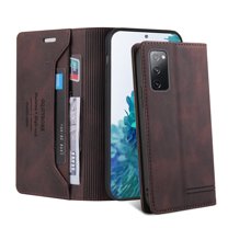Galaxy S20 FE Case Wallet, PU Leather RFID Blocking Flip Kickstand Credit Cards Holder Shockproof Protective Wallet Case Folio Cover for Samsung Galaxy S20 FE/ Galaxy S20 Lite 6.5" - Brown