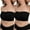 Black, variant on Plus Size Strapless Bras for Women,Seamless Non-Slip Comfort Wireless Bandeau Bra,Includes Free Bra Straps(Black and Beige,2XL,2 Pcs)