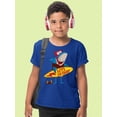 thumbnail image 2 of Shark Let's Go Surf T-Shirt Juniors -Image by Shutterstock,  x-Large, 2 of 4