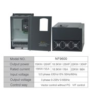 VFD 15kw Inverter VFD 20hp Inverter Frequency Converter Variable Frequenc Drive For Water Pump Motor