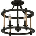 thumbnail image 3 of Quoizel FTR1713IB Frontier Semi-Flush Mount in Imperial Bronze, 3 of 3