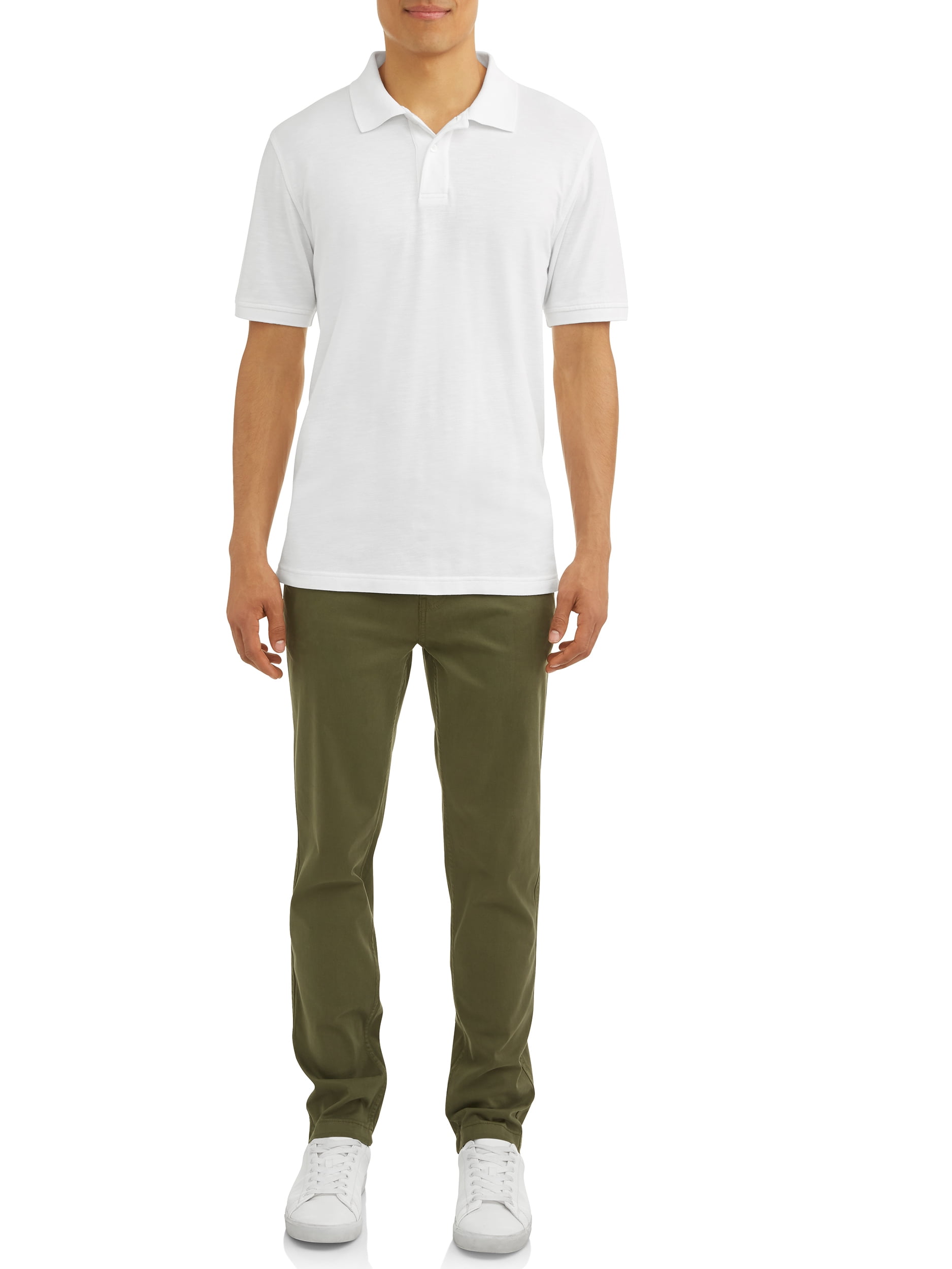 george slim straight casual chino