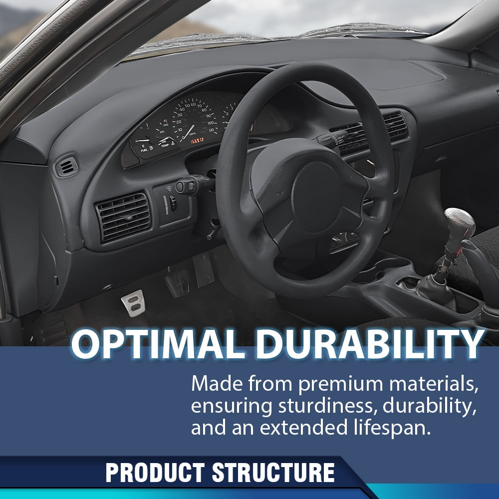 Dash Panel Speedometer Trim Bezel Fit for Chevy Cavalier 2000-2005 Surround Trim Panel Dashbard Dark Gray
