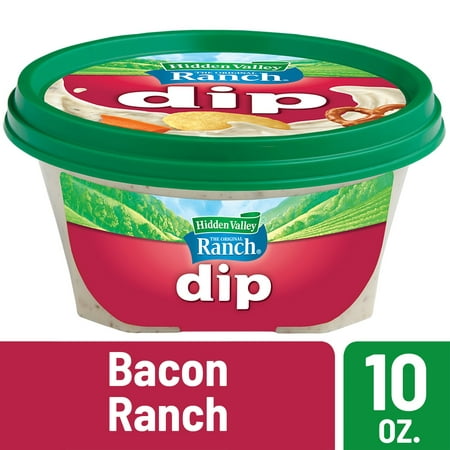 (2 Pack) Hidden Valley Ready-to-Eat Dip, Bacon Ranch - 10 (Top 10 Best Dips)