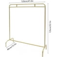 thumbnail image 2 of MONIPA Metal Hanging Clothes Rack Simple Trending Standard Clothes Garment Rack Storage Free Standing Clothes Organizer for Store, Bedroom, 2 of 7