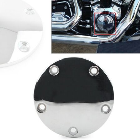 Chrome Domed Timing Points Cover For Harley Twin Cam Softail Dyna Touring 99 17 Chrome Domed Timing Points Cover For Harley Twin Cam Softail Dyna Touring 99 17