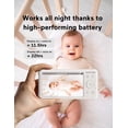 thumbnail image 5 of Momcozy Video Baby Monitor, 5'' Display, 1080P HD, Infrared Night Vision, Long Range, 2-Way Talk, 5 of 10